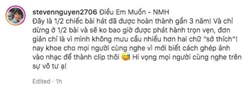 Vì sao tình cũ Hòa Minzy không phát hành trọn vẹn ca khúc tự sáng tác?-2
