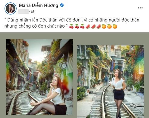 Hoa hậu Diễm Hương lấp lửng đang độc thân, đã ly hôn lần 2-2
