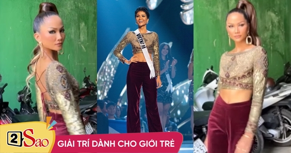H’Hen Niê wears the opening dress of Miss Universe again, how is her style?