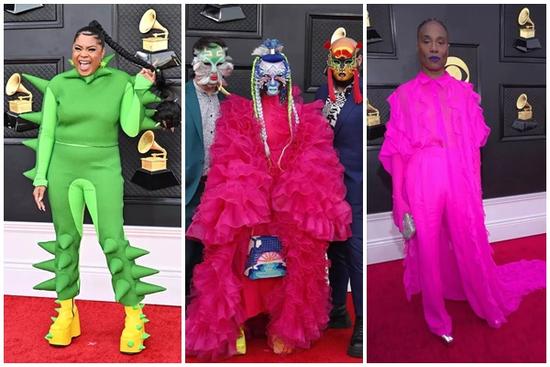 Loạt trang phục thảm họa ở lễ trao giải Grammy 2022