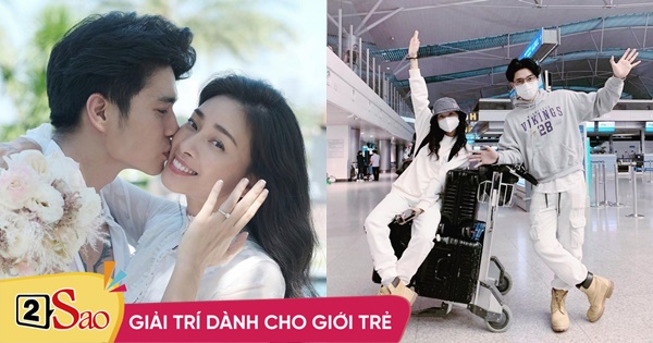 Fiancé Ngo Thanh Van traveling with a strange girl?