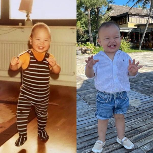Hà Hồ khoe ảnh con trai út giống Kim Lý như lột-2
