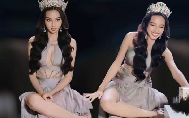 Những bức ảnh mỹ nhân Việt ngồi banh càng nơi công cộng-3