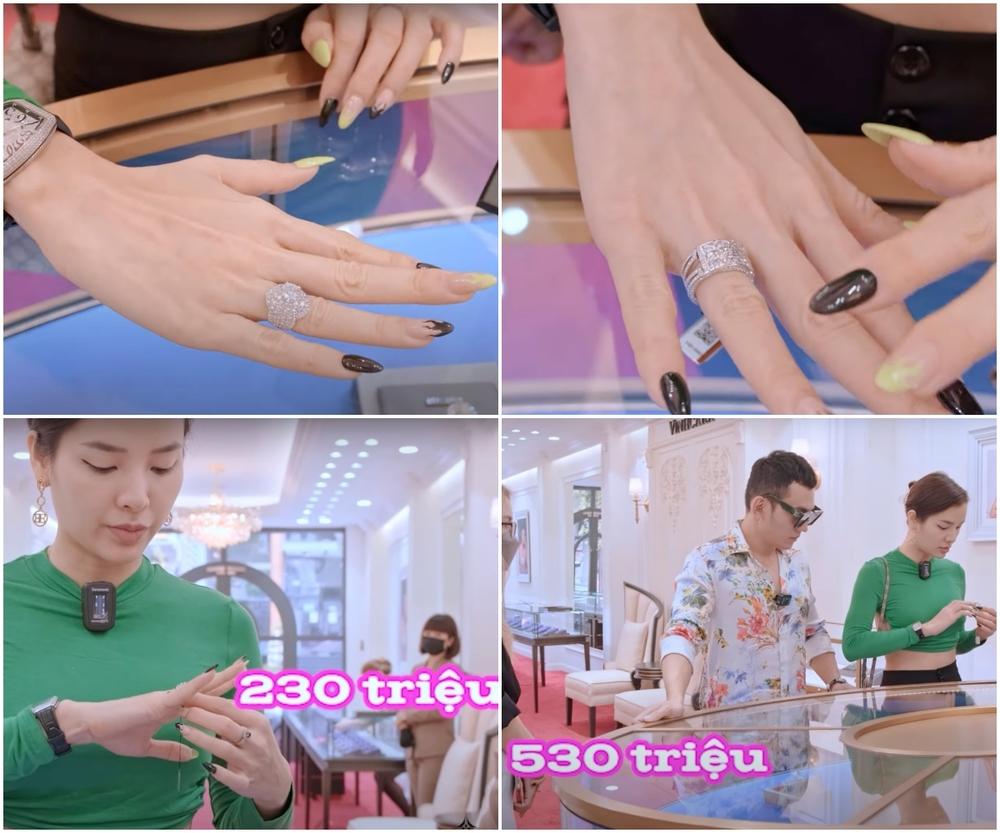 Phương Trinh Jolie thử nhẫn cưới nửa tỷ, chốt đơn mẫu giá bèo-1