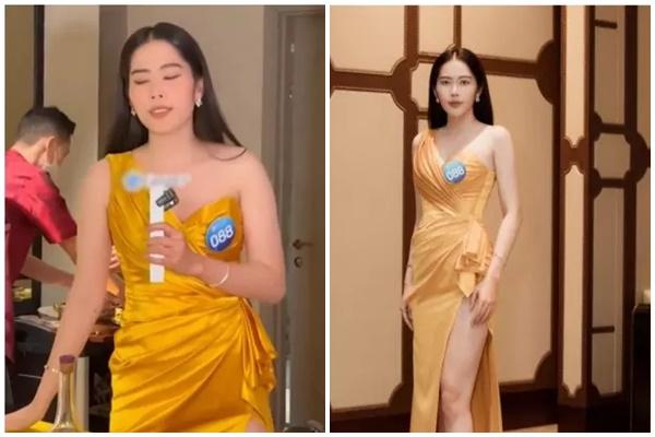 Nam Em gây chú ý vì dáng ngồi lạ trong clip thí sinh Miss World VN 2022-7