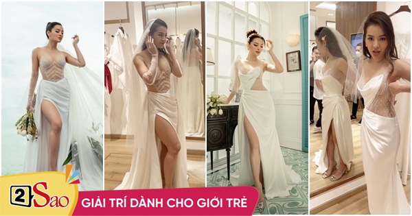 Phuong Trinh Jolie’s tight wedding photos are different from the big photos behind the scenes