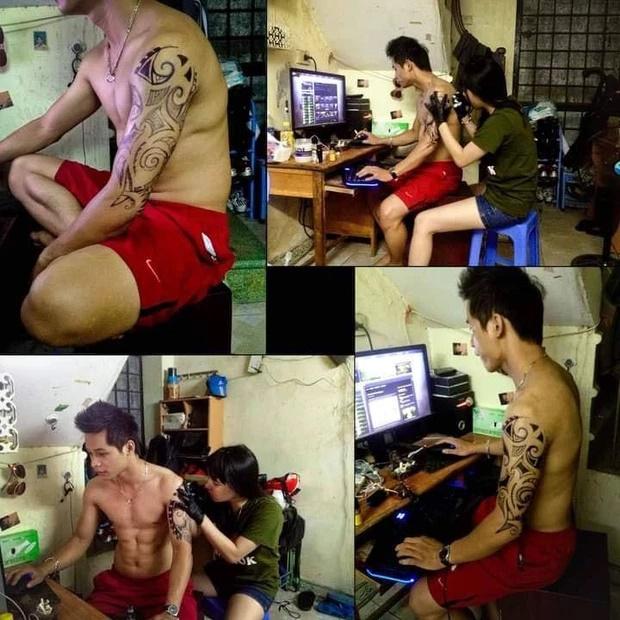 Bất ngờ hình ảnh xăm trổ hổ báo của Độ Mixi trong quá khứ-1