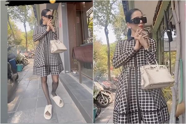 Vừa giảng đạo lý về tinh tế, Lệ Quyên lộ miếng dán ngực thô thiển-7