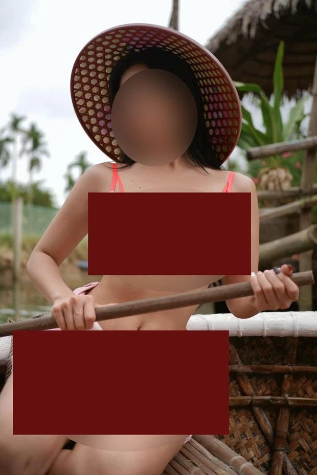 A series of offensive poses for female models showing revealing photos in Hoi An-5
