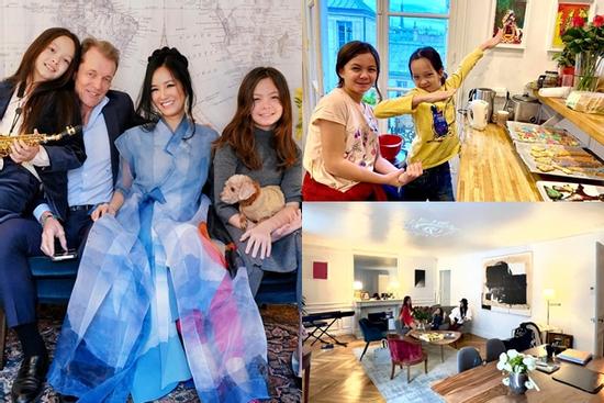 Không gian sống của Hồng Nhung tại Pháp