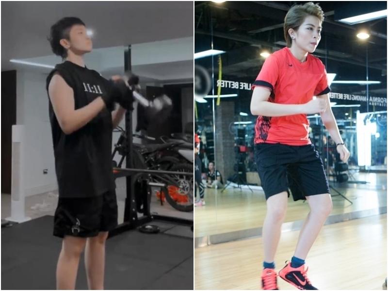Gil Le's muscle strength at the gym is completely different from the old days-3