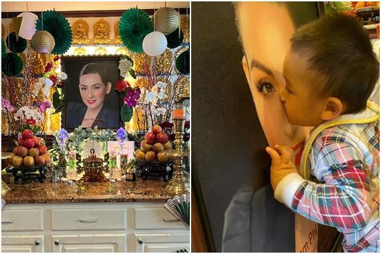 Sắp sinh nhật Phi Nhung, cháu ngoại có hành động đặc biệt tại chùa