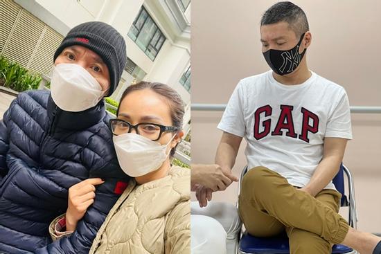 Công Lý kín mít vào viện, luống cuống đi thật nhanh