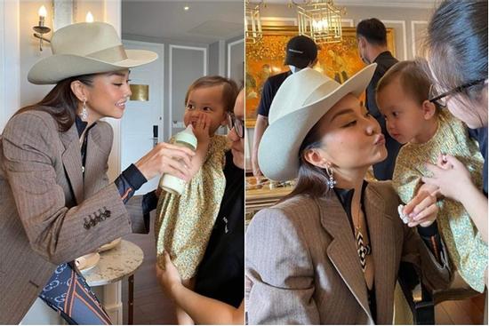 Thanh Hằng hóa 'vú em' chăm con gái Hà Hồ, ái nữ phản ứng khó đỡ