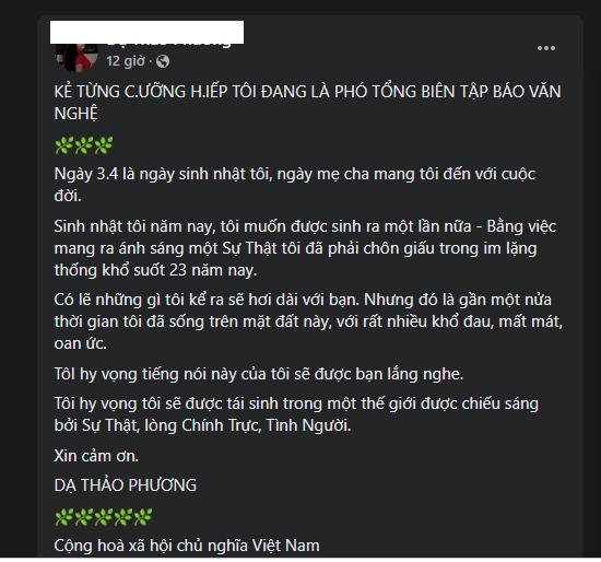 Nhà thơ Dạ Thảo Phương tố bị cưỡng hiếp, ép làm nô lệ tình dục-2