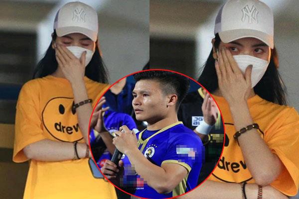 Rumored girlfriend burst into tears because of Quang Hai’s words
