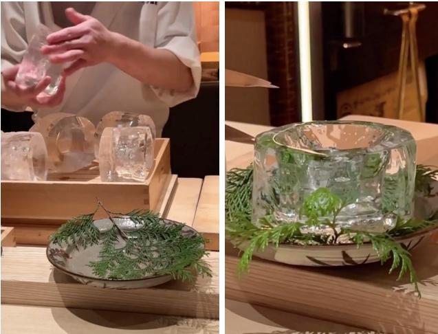 Bỏ đồ ăn lên bát làm bằng đá lạnh, món siêu thú vị của người Nhật-1