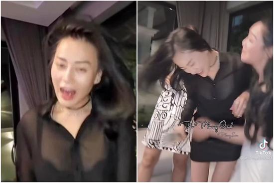 Phương Oanh lộ clip say vật, đàn chị hớ miệng lộ chuyện yêu đương?