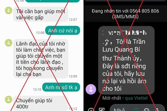 Hàng loạt nhà báo nhận tin nhắn xưng là Bí thư thành ủy Hải Phòng vay tiền