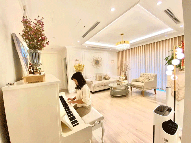 Choáng với căn hộ tiền tỷ như khách sạn 5 sao của MC Diệp Chi-4