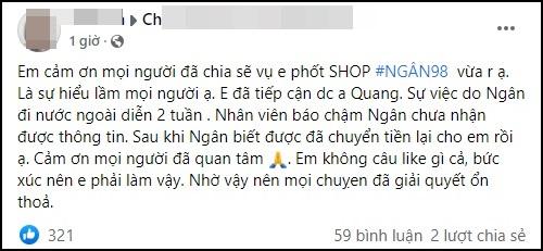 Ngân 98 nói gì khi bị tố nuốt tiền khách hàng?-6