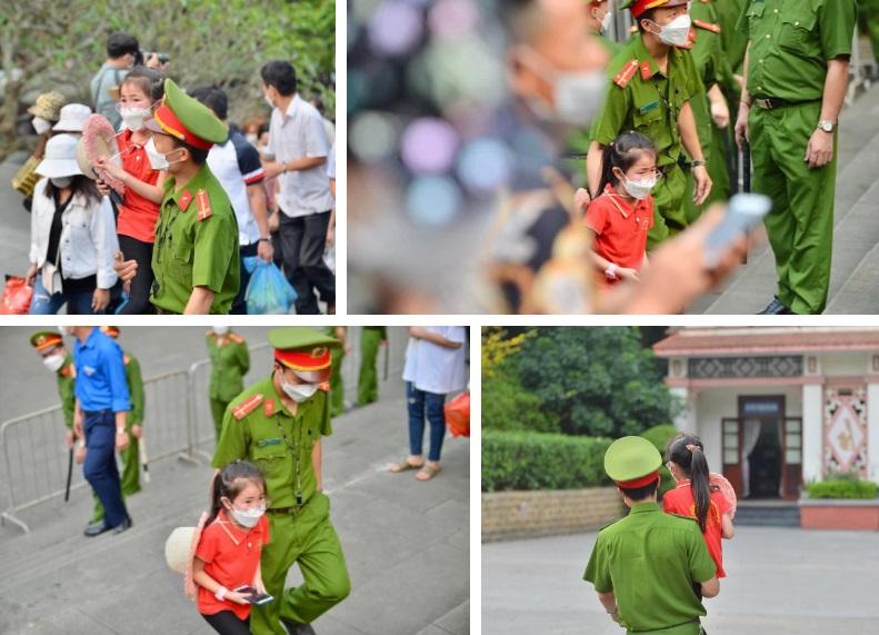 Sea of ​​people jostling to Hung Temple, many children crying to find their parents-13