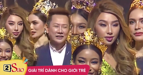 Wearing a wig, Thuy Tien looks fake, just like a transgender beauty
