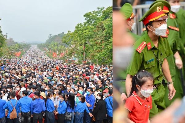 Nhiều người bị ngất khi đi lễ Đền Hùng-4