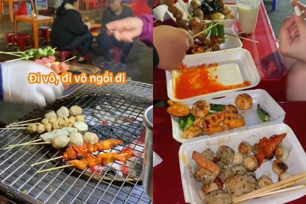 Tourists lose hundreds of thousands just to eat skewers of Dalat night market