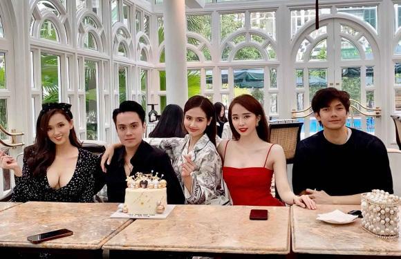 Diện áo phô phang vòng một, Quỳnh Nga trẻ hơn Lã Thanh Huyền-6