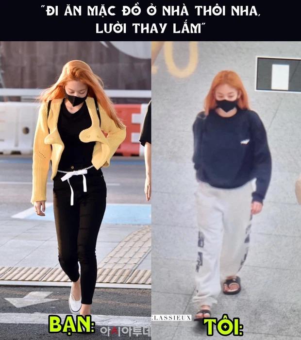 Outfit sân bay của Jennie lên ảnh chất chơi, thực tế khác xa-8