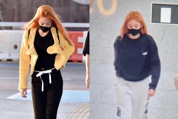 Jennie’s airport outfit on the picture is cool, the reality is far away
