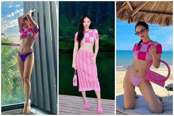 Tóc Tiên mặc áo lộ chân ngực sexy đụng ngay Jennie BLACKPINK-10