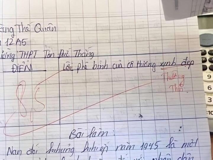 Không ngờ cô giáo nhây chẳng kém ai, viết lời phê cười rớt hàm-6