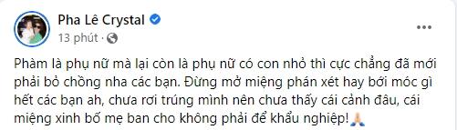Pha Lê nổi đóa: Cực chẳng đã mới phải bỏ chồng-1