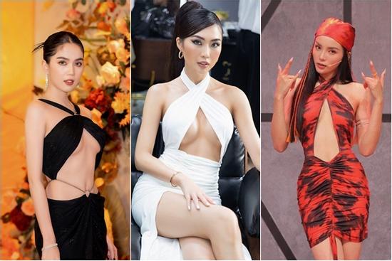 Kiểu váy lộ từ vòng 1 xuống vòng 2 khiến sao Việt đổ đứ đừ