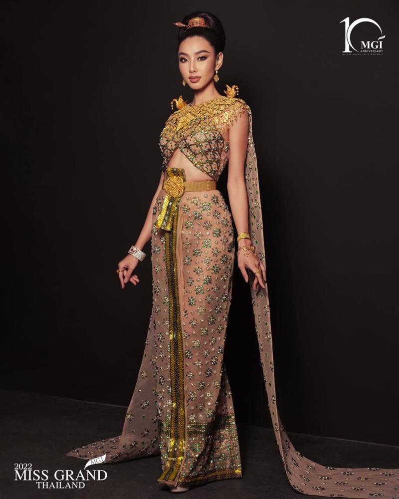 Trang phục Thái Lan nữ tay dài TH019  Hoài Giang shop
