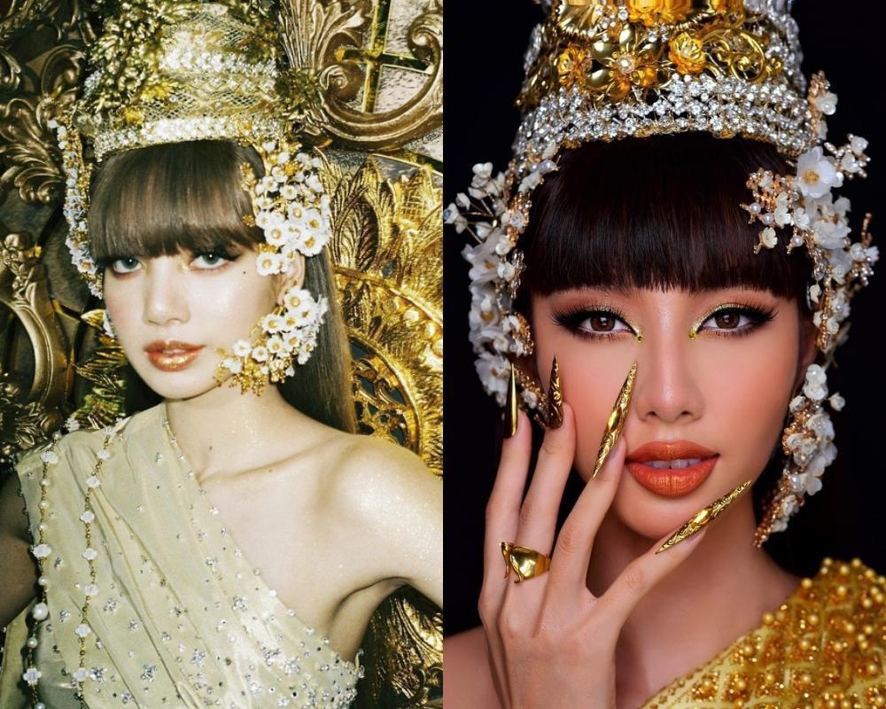 Những lần Thùy Tiên diện đồ truyền thống Thái gây sốt-11