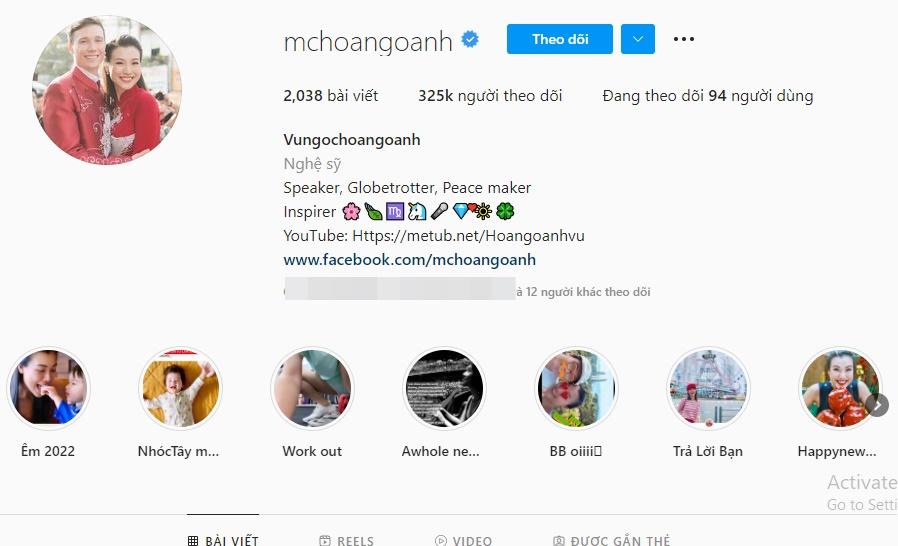 Hoàng Oanh vẫn để ava cùng chồng dù xác nhận ly hôn-3