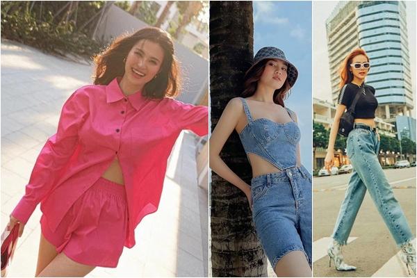 4 ways to mix the hottest summer clothes promoted by Vietnamese beauties