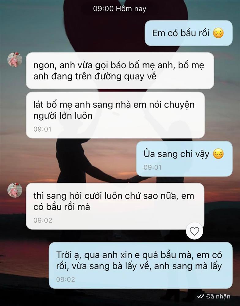 Bạn gái báo có bầu, thanh niên xoắn quẩy ai ngờ sự thật té ngã-1