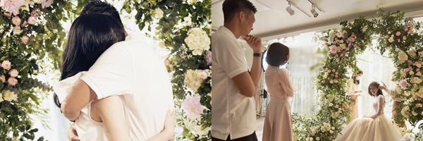 Cận chiếc váy cưới bạn gái tuyển thủ Việt Nam mặc trong hôn lễ-3