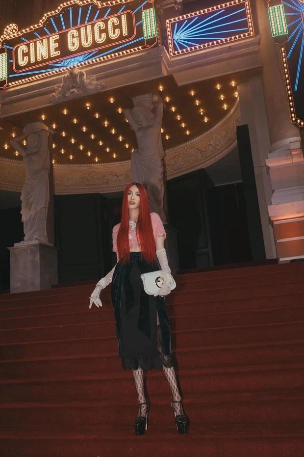 Lan Khuê lạ lẫm với tóc đỏ, bị chỉ trích vì cái thái độ-1