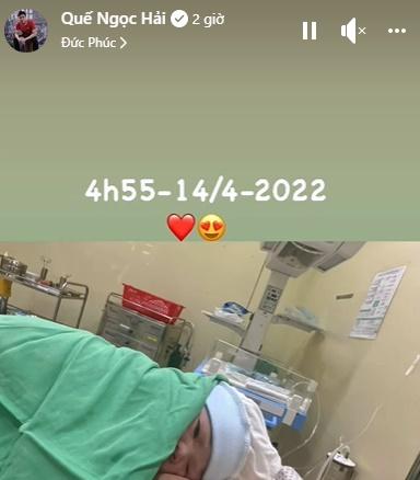 Bà xã Hoa khôi sinh con thứ 2 cho Quế Ngọc Hải-1