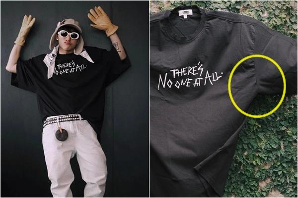 Son Tung sells shirts for 600K but has a hole in his armpit?