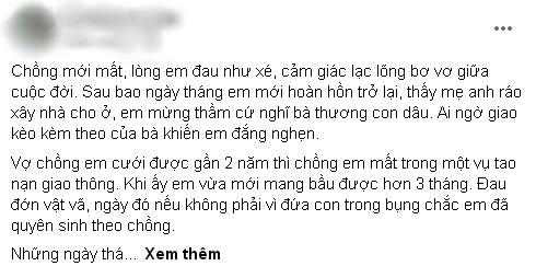 Chồng qua đời, vợ được mẹ xây nhà to nhưng không cho tái hôn-1