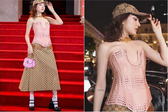 Bảo Anh nói về đôi tất 'đi lạc' show Gucci: 'Chỉ là sơ suất'