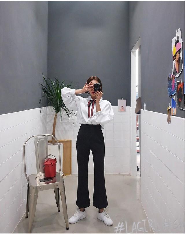 Muôn kiểu mix áo sơ mi trắng đến văn phòng sành điệu-3