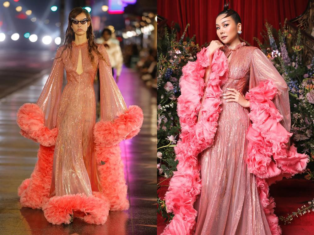 Compare how to dress up Vietnamese stars at the Gucci show and the new model to understand why the disaster-4