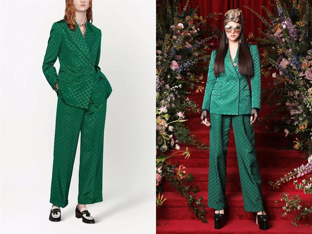 Compare the way Vietnamese stars dress up at the Gucci show and the new model to understand why the disaster-9